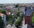 ulica Słowackiego przed SP 36 w Poznaniu