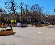 ulica Słowackiego przed SP 36 w Poznaniu