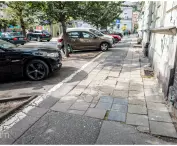 Słowackiego Street in front of SP 36 in Poznań