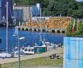 Enjoyed the traffic in the port, it's just a shame that the zealous overproduction of State Forests is conspicuous on the waterfront