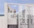 głównym założeniem projektowym było uzupełnienie tkanki urbanistycznej atrakcyjną architekturą