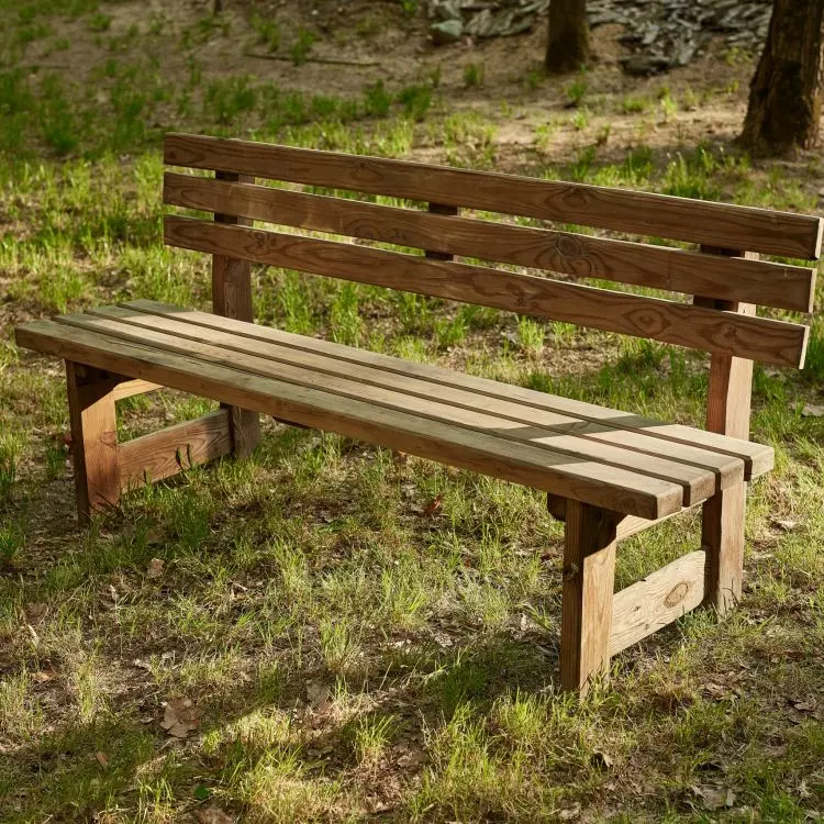 After the earth, wooden garden furniture may not look so good anymore