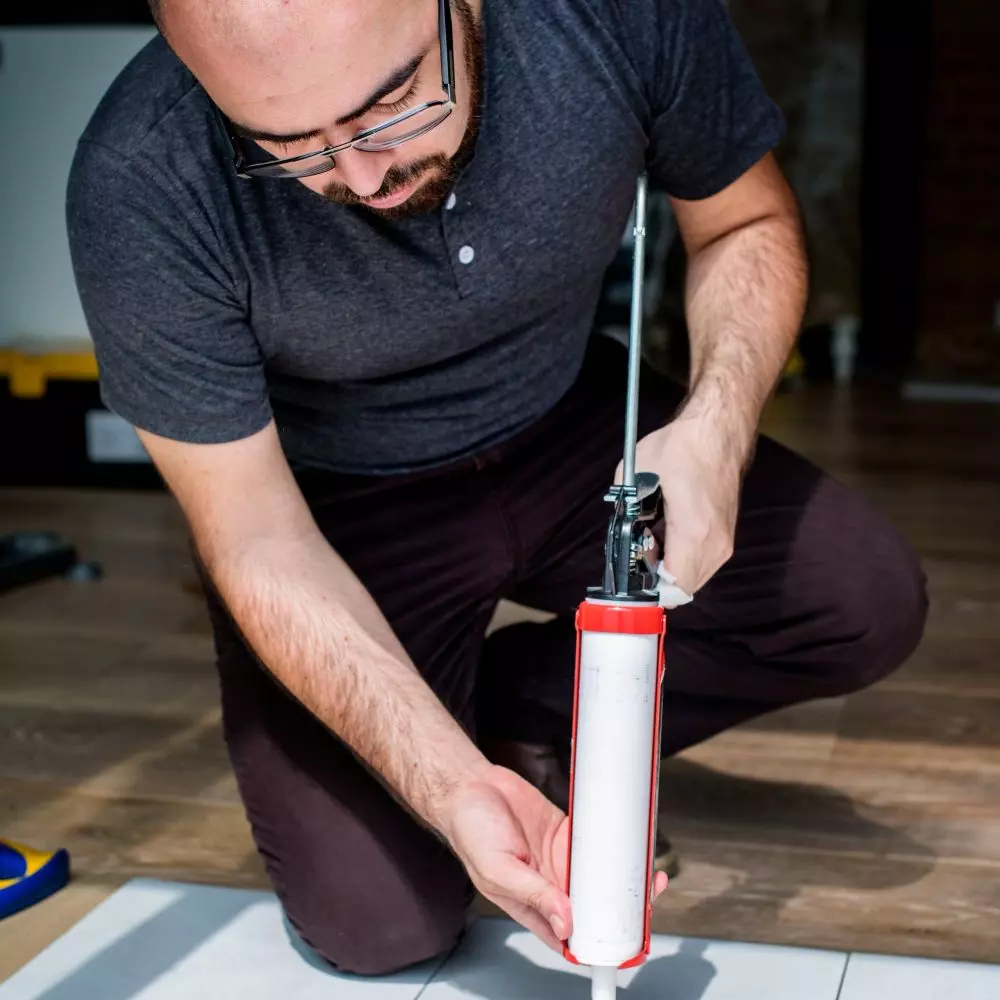 You can use the mounting adhesive for materials such as wood, metal, plastic or ceramics