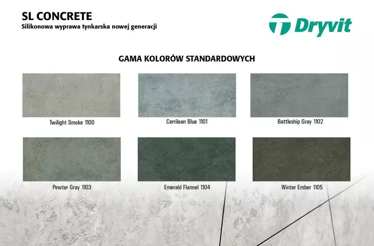 SL Concrete plaster colors