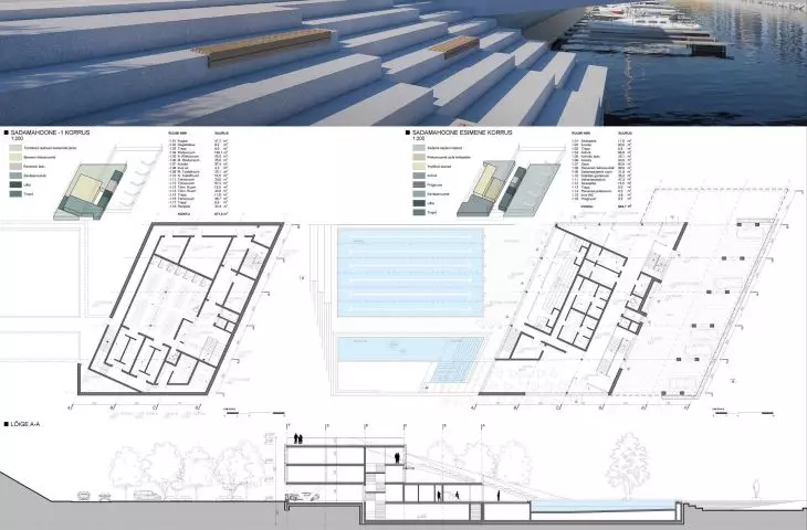 competition board, marina building