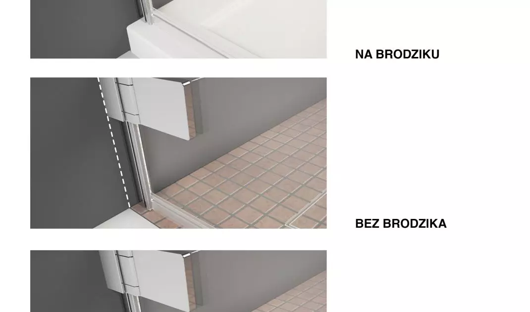 Different shower settings