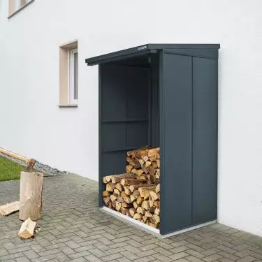 Stojak na drewno kominkowe Modern, kolor RAL 7016