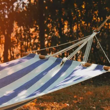 Properly used hammock can be beneficial to health