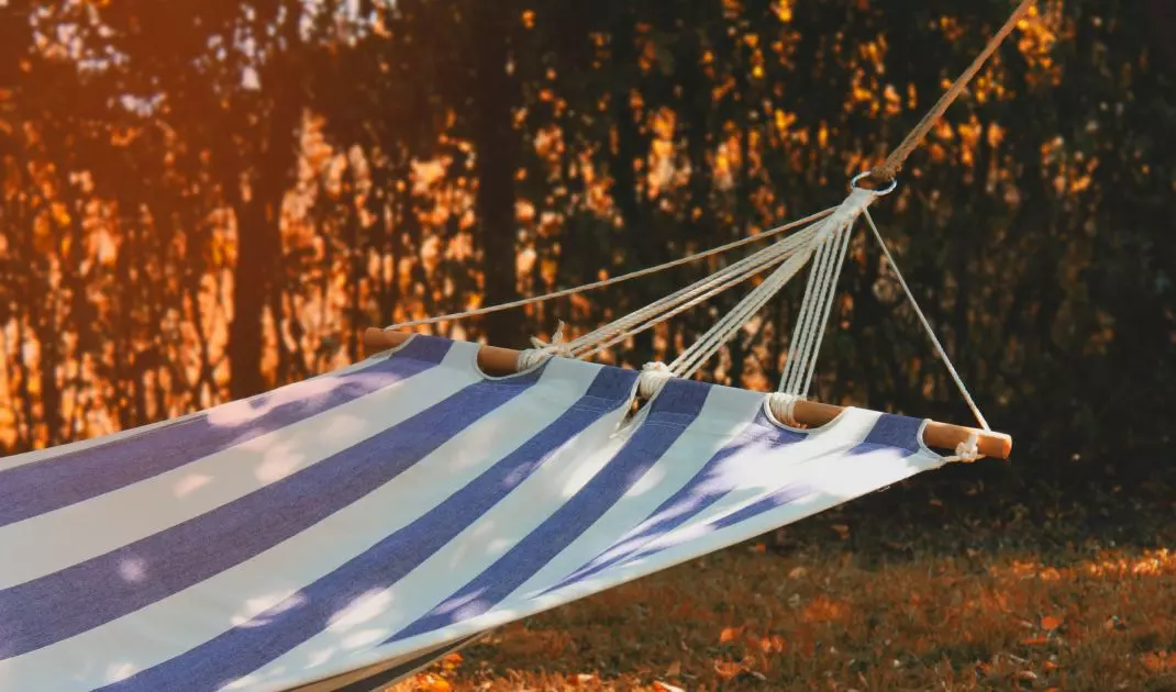 Properly used hammock can be beneficial to health