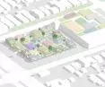 visualization of a modular residential complex