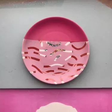 The collection is maintained in shades of pink