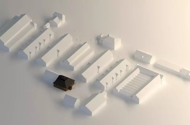 wybrany budynek w kontekście starej rzeźni