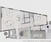 fragment rzutu domu dedykowanego