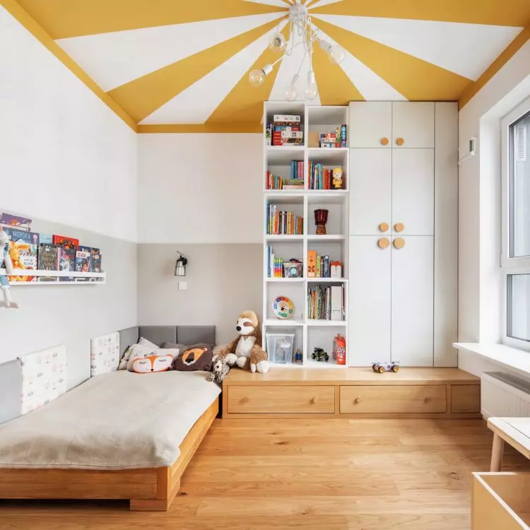 Architect created platforms with drawers
