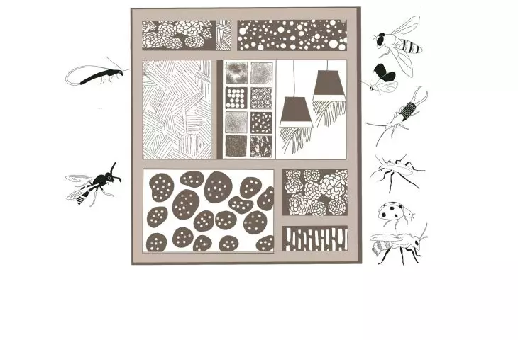 insect and bird houses