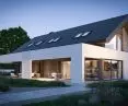 Brick House 104 - design of a modern house with 5 bedrooms