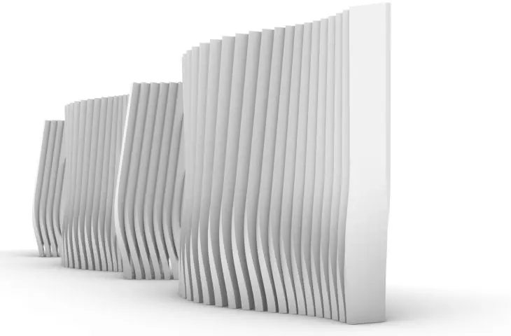 From the conceptual collection of property fences - vertical fence