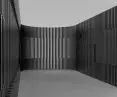 From the conceptual collection of property fences - vertical fence
