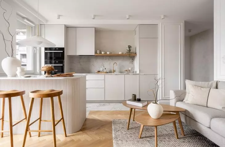 The apartment has been designed so that tenants can easily adapt it to their needs