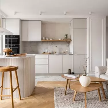 The apartment has been designed so that tenants can easily adapt it to their needs