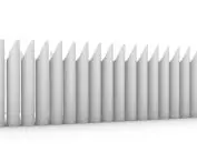 From the conceptual collection of property fences - vertical fence