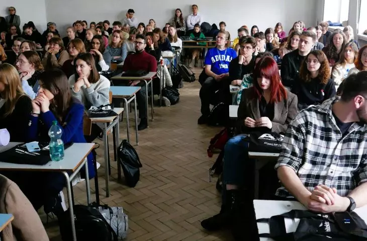 pełna sala na Politechnice Gdańskiej