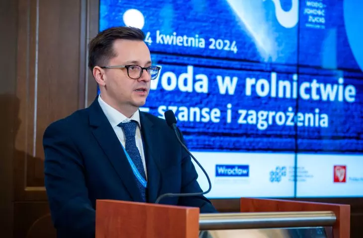 Mateusz Balcerowicz - Deputy President of PGW Wody Polskie for Protection Against Flood and Drought.