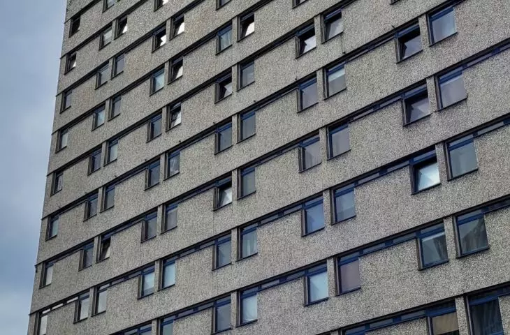 Jowita Student House, Poznań (designed by Witold Milewski, Zygmunt Skupniewicz, construction: 1965)