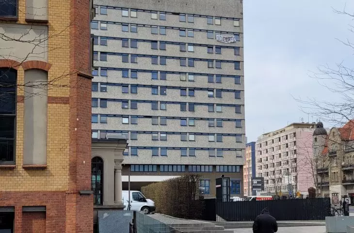 Jowita Student House, Poznań (designed by Witold Milewski, Zygmunt Skupniewicz, construction: 1965)