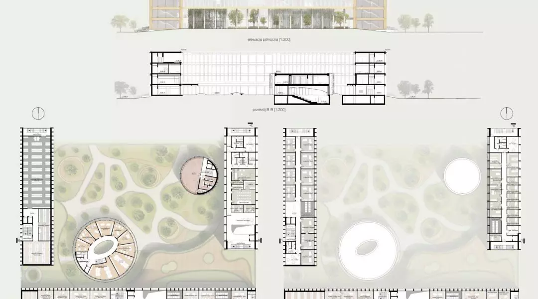 Wyróżnienie równorzędne, proj.: Dot Architekci