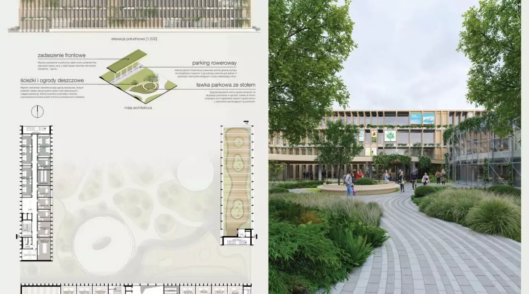 Wyróżnienie równorzędne, proj.: Dot Architekci