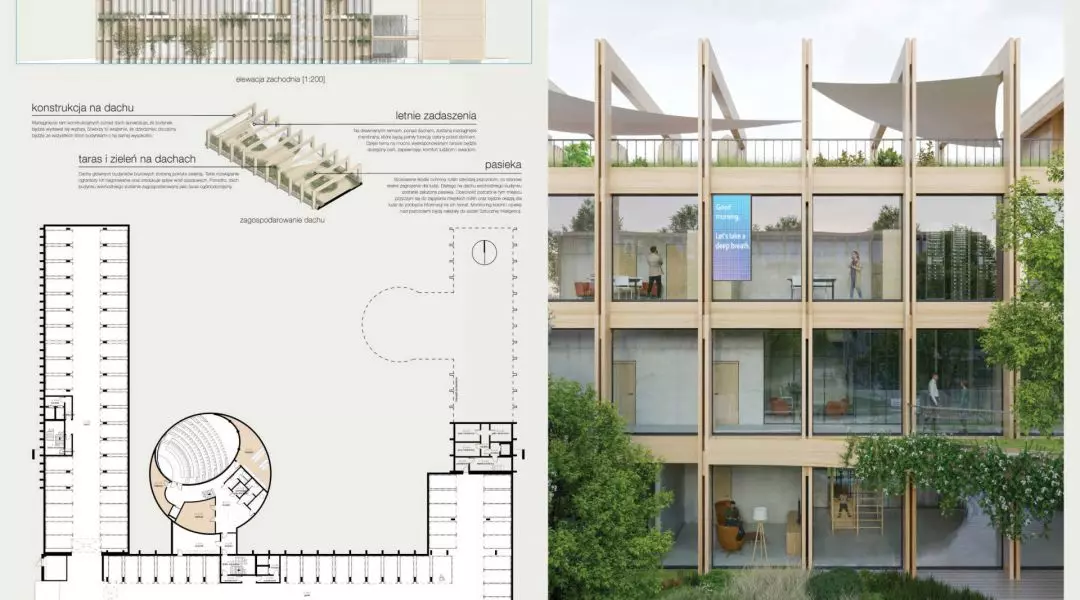 Wyróżnienie równorzędne, proj.: Dot Architekci