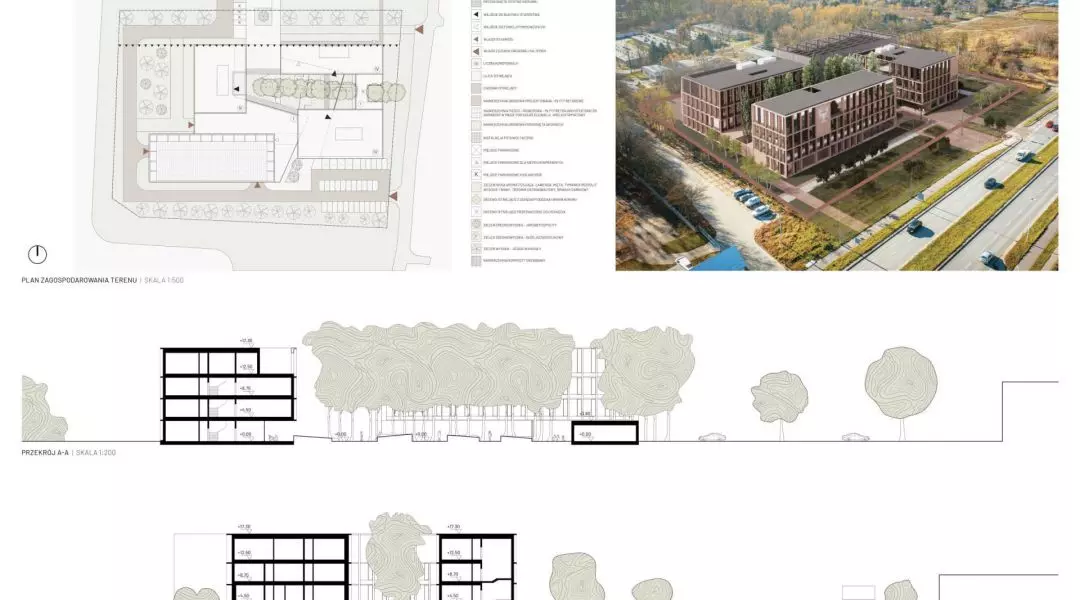 Wyróżnienie równorzędne, proj.: Miks.tura Architekci Stefan Zieliński