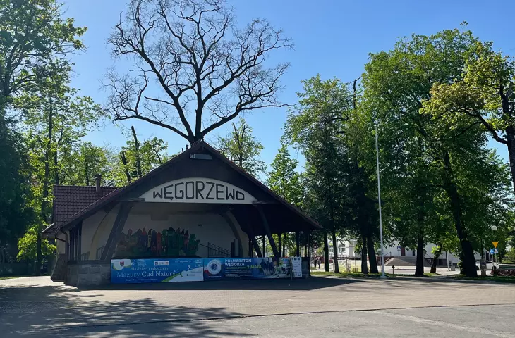 Plac Wolności w Węgorzewie