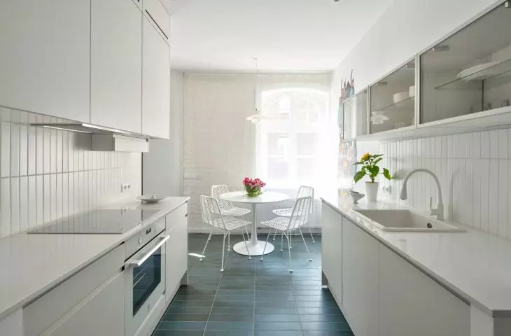 wnętrza apartamentów na katowickim Nikiszowcu, 2022