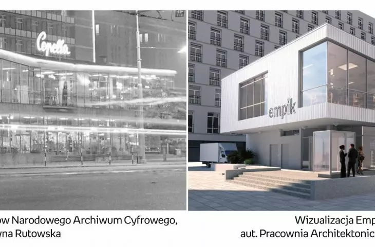 Visualization of Cepelia pavilion in Warsaw after renovation, proj. AMC - Andrzej M. Choldzynski, Bernatek Architekci