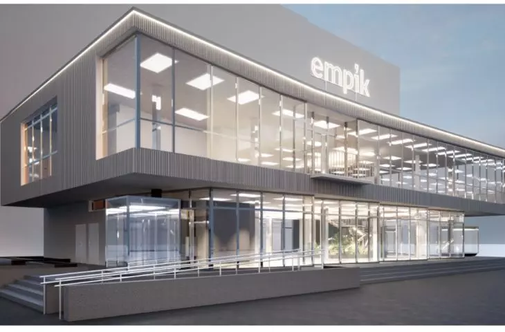 Visualization of Cepelia pavilion in Warsaw after renovation, proj. AMC - Andrzej M. Choldzynski, Bernatek Architekci