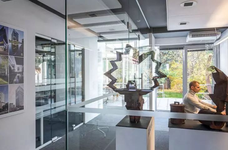 Interior of the Grupa 5 Architekci studio in Warsaw