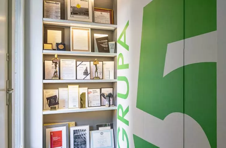 Interior of the Grupa 5 Architekci studio in Warsaw