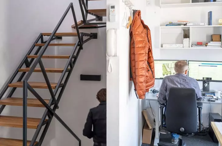 Interior of the Grupa 5 Architekci studio in Warsaw