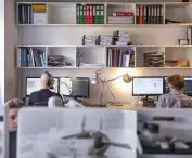 Interior of the Grupa 5 Architekci studio in Warsaw