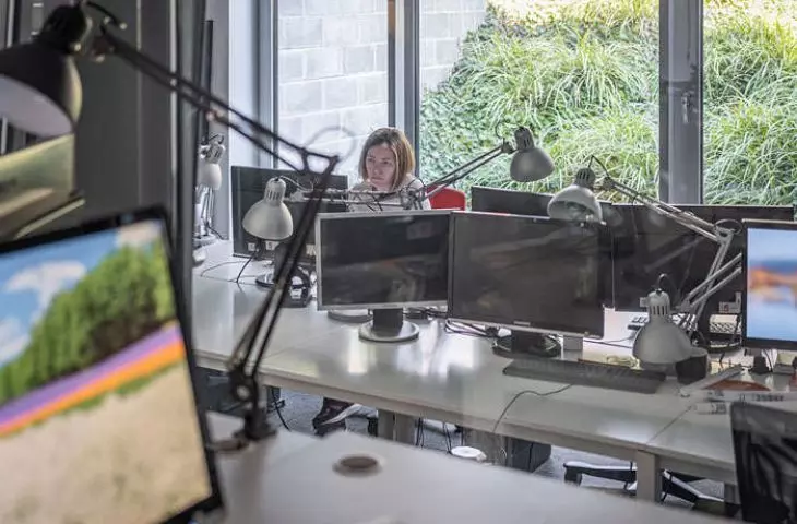 Interior of the Grupa 5 Architekci studio in Warsaw