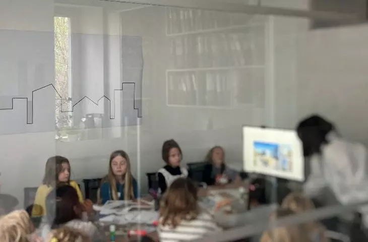Interior of the Grupa 5 Architekci studio in Warsaw