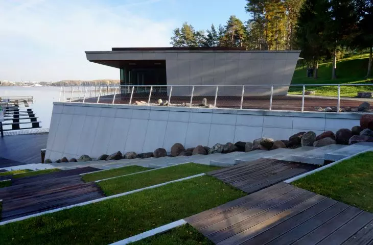 Marina nad jeziorem Ukiel w Olsztynie