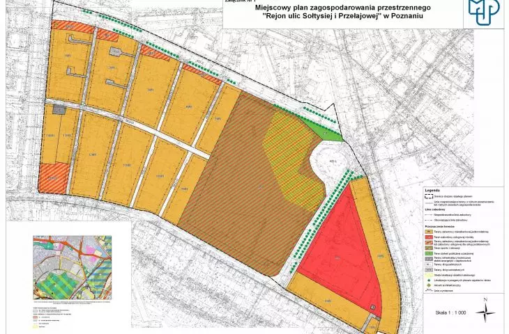 miejscowy plan zagospodarowania przestrzennego m.in. dla terenu KS Posnania