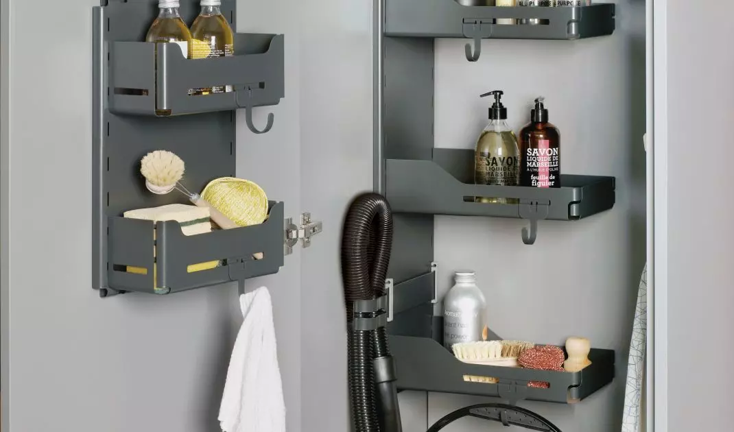 Choose shelving systems that provide access from all sides