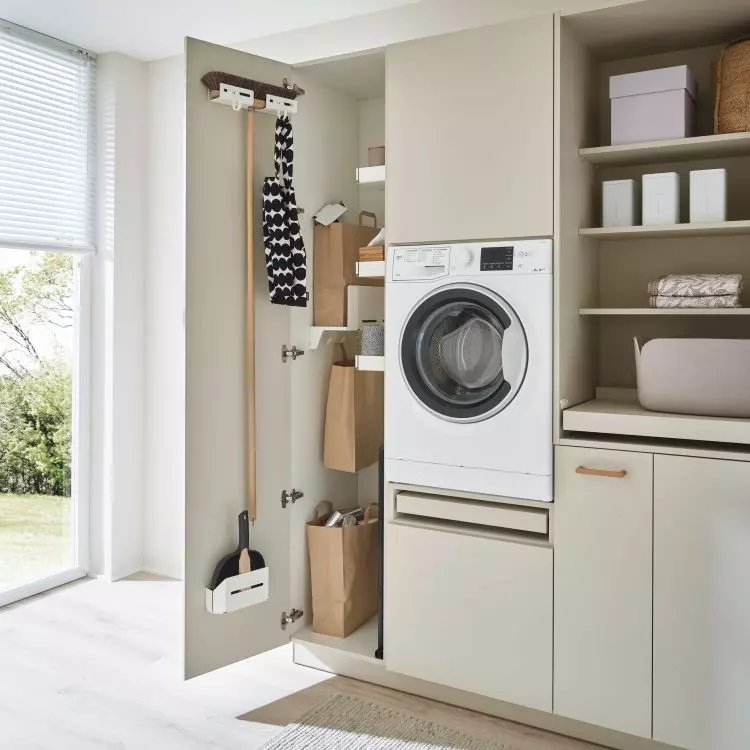 If you have the opportunity, allocate one room for a utility area
