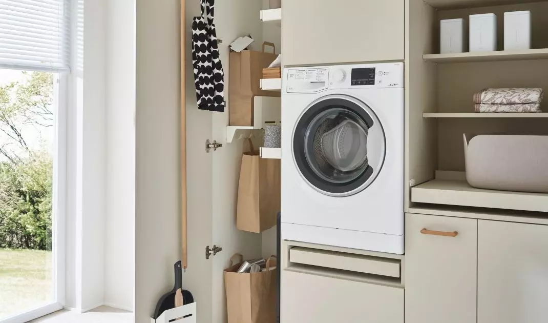 If you have the opportunity, allocate one room for a utility area