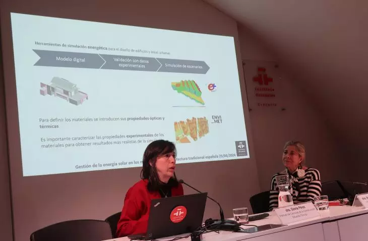 presentation by Dr. Gloria Pérez Álvarez-Quiñones