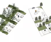 skate park and barbecue area